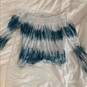 Tiedye Billabong Off the Shoudler Blouse